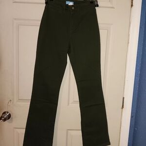 Nwt Draper James Forest Green Trousers Sz 4 Flair Bottoms